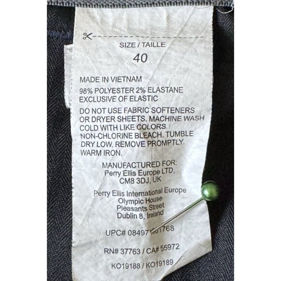 Grand Slam Performance Golf Shorts Men's 40 Navy Flat Front Stretch‎ - Picture 8 of 9